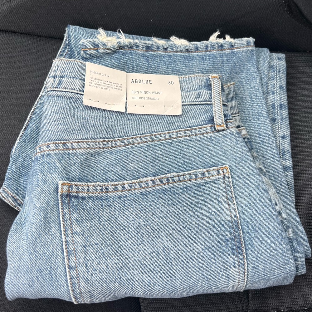 Agolde Light Blue High-Rise Women's Jeans